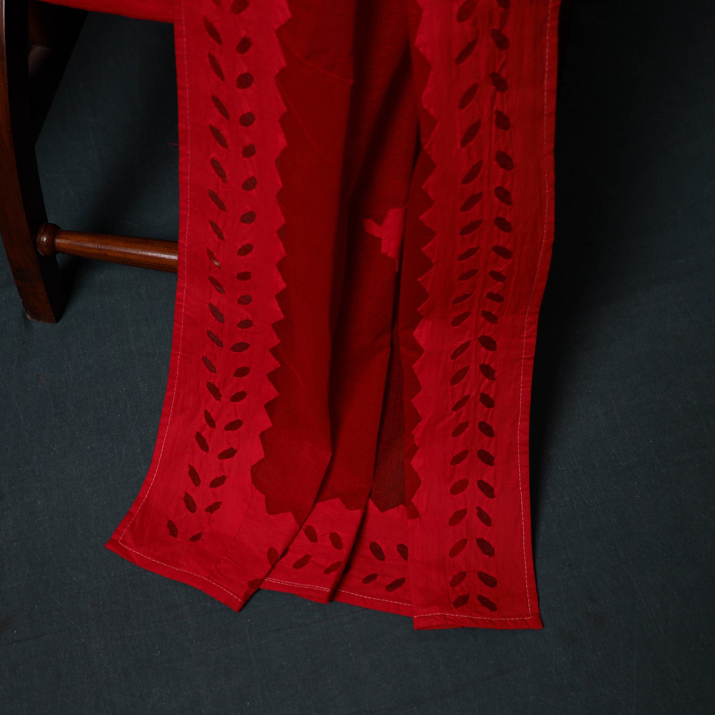 Barmer Applique Cutwork Cotton 3pc Unstitched Dress Material Suit Set 13