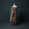 Bagh Hand Block Print Cotton 3pc Unstitched Dress Material Suit Set 21