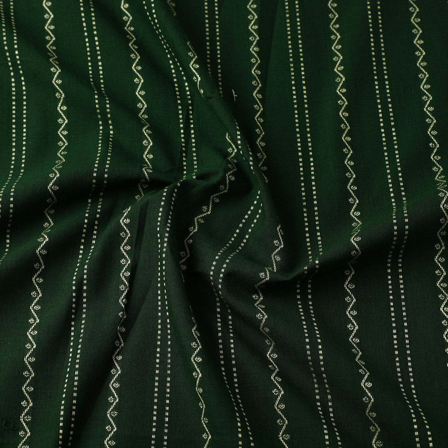 Green - Prewashed Cotton Jacquard Fabric 05