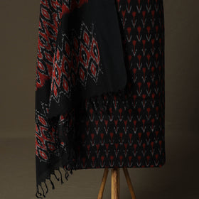 Handloom Cotton Pochampally Ikat 2pc Unstitched Dress Material Kurta Set 22