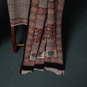 Bagh Hand Block Print Cotton 3pc Unstitched Dress Material Suit Set 22
