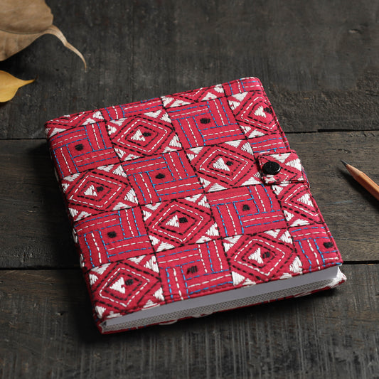 Bengal Kantha Work Handcrafted Notepad (7 x 6 in)