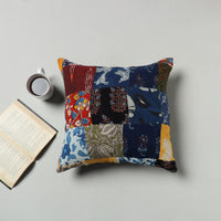 Multicolor - Handcrafted Patchwork Cushion Cover 33