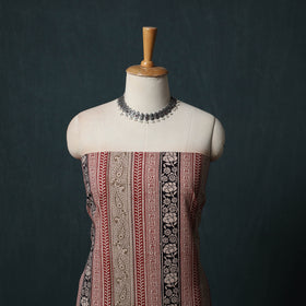 Bagh Hand Block Print Cotton 3pc Unstitched Dress Material Suit Set 23