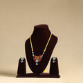 Yellow - handmade fabart gs necklace set 12 - handcrafted