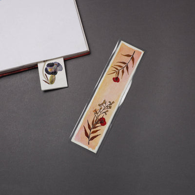 Flower Art Handmade Paper Bookmark 18