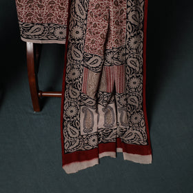 Bagh Hand Block Print Cotton 3pc Unstitched Dress Material Suit Set 23