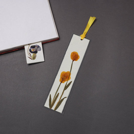 Flower Art Handmade Paper Bookmark 20