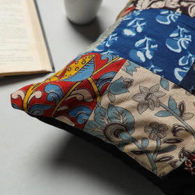 Multicolor - handcrafted patchwork cushion cover 36