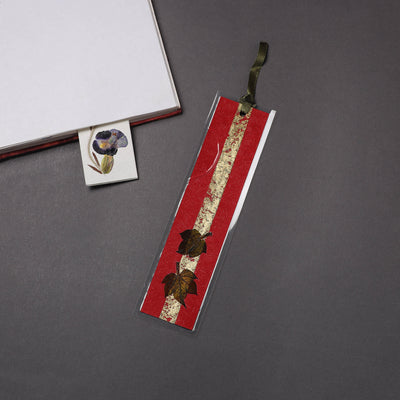 Leaves Art Handmade Paper Bookmark 22