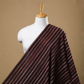 Cotton Maroon Bagru Block Print fabric