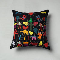 Applique Work Cushion Cover