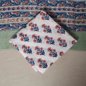 Green - 3pc chanderi silk unstitched sanganeri dress