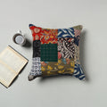Multicolor - handcrafted patchwork cushion cover 38