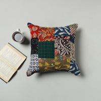 Multicolor - Handcrafted Patchwork Cushion Cover 38