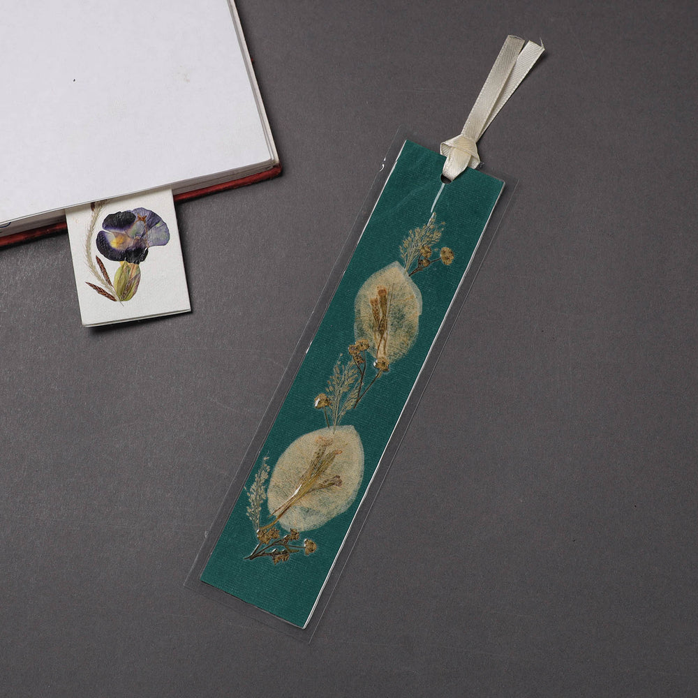 Flower Art Handmade Paper Bookmark 24