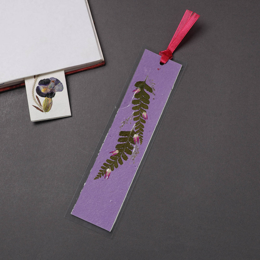 Flower Art Handmade Paper Bookmark 25