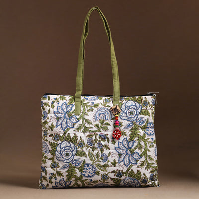 Multicolor - Handcrafted Quilted Cotton Hand Bag  54