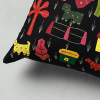 Applique Work Cushion Cover