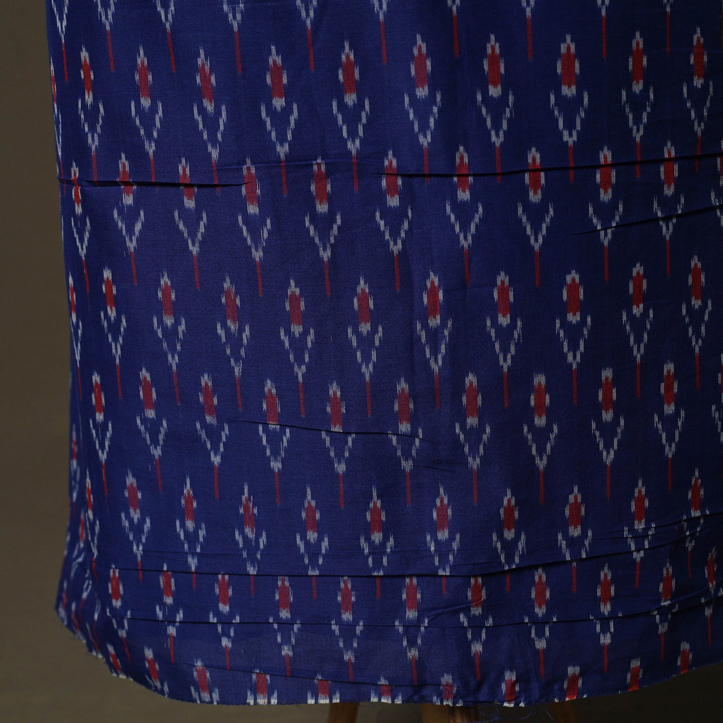 Handloom Cotton Pochampally Ikat 2pc Unstitched Dress Material Kurta Set 27