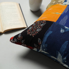 Multicolor - handcrafted patchwork cushion cover 40