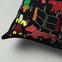 Applique Work Cushion Cover