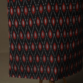 Handloom Mercerised Cotton Pochampally Ikat 2pc Unstitched Dress Material Kurta Set 28