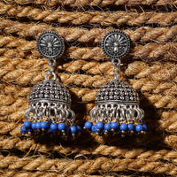 Muskan Handcrafted GS Beaded Jhumki Earrings