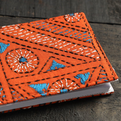 Bengal Kantha Work Handcrafted Notepad (4 x 3 in)