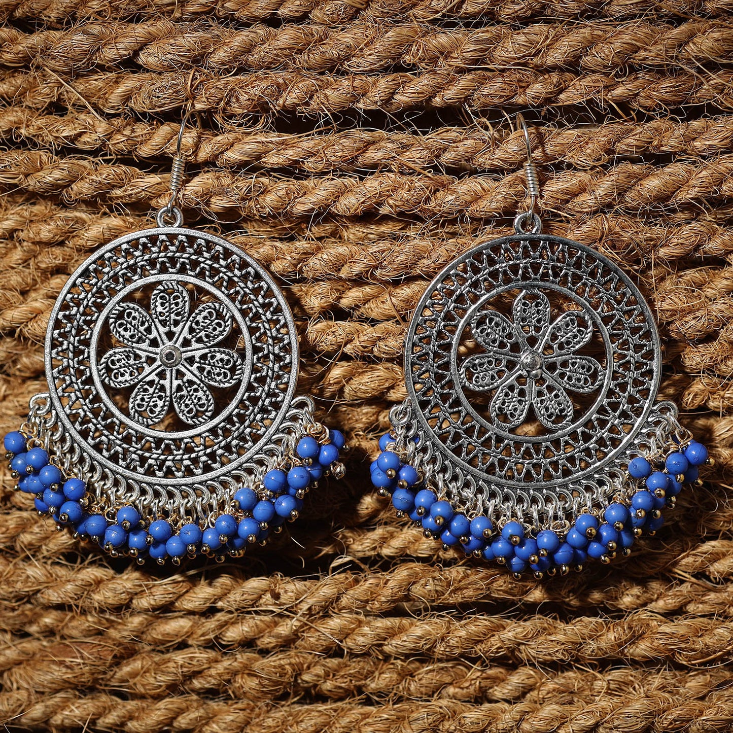 Neha Handcrafted GS Beaded Earrings