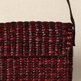 Brown Handmade Organic Water Hyacinth Sling Bag