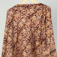 Maroon - Block Printed Cotton Wrap Around Kalamkari Skirt 08