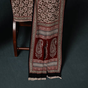 Bagh Hand Block Print Cotton 3pc Unstitched Dress Material Suit Set 30