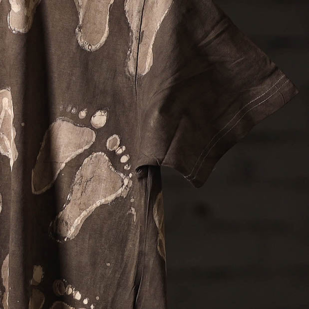 Buy Bindaas Block Art Printed Cotton Round Neck T-shirt Online at iTokri.com