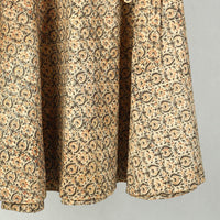 Yellow - Block Printed Cotton Wrap Around Kalamkari Skirt 11