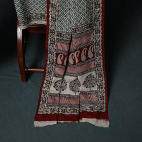 Bagh Hand Block Print Cotton 3pc Unstitched Dress Material Suit Set 31