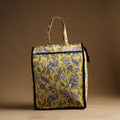 Yellow Handmade And Durable Cotton Shopping Hand Bag