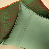 Green - Khun Weave Cotton Pillow Covers (Set of 2)