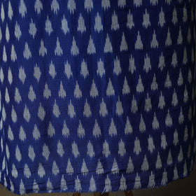 Handloom Mercerised Cotton Pochampally Ikat 2pc Unstitched Dress Material Kurta Set 33