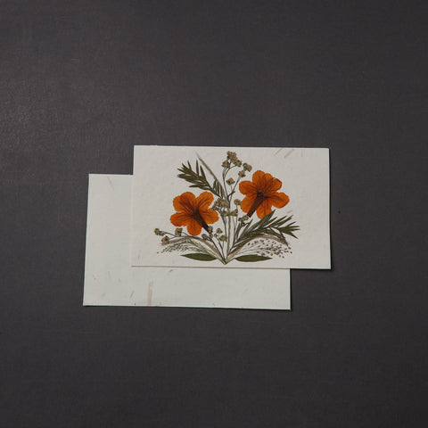 Flower Art Handmade Paper Greeting Card 52