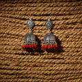  Anushka Handcrafted GS Beaded Jhumki Earrings 