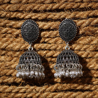 Trisha Handcrafted GS Beaded Jhumki Earrings