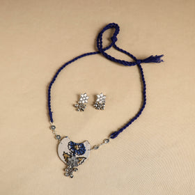 Buy Handmade Fabart GS Necklace Set