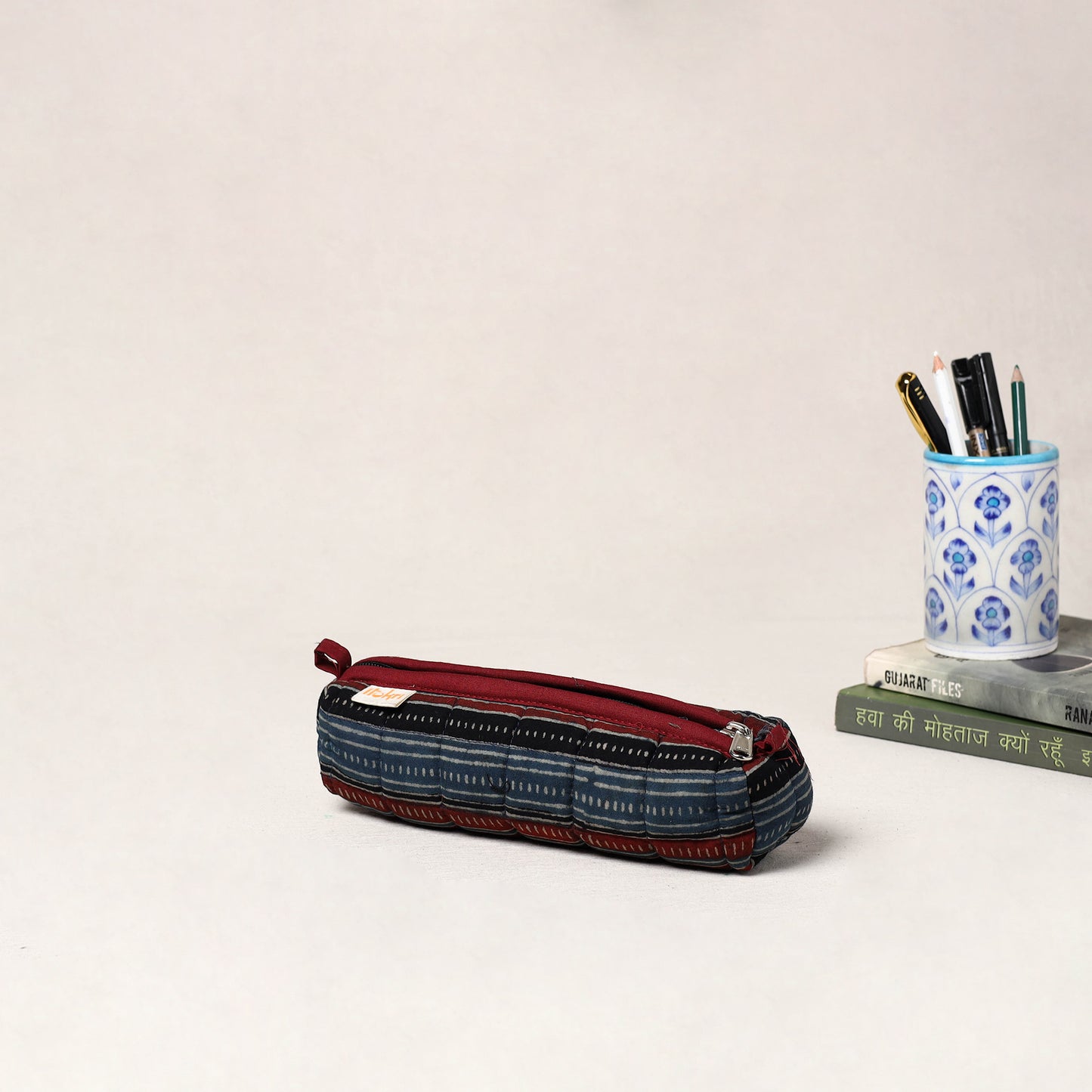 Handcrafted Quilted Pencil Pouch 05