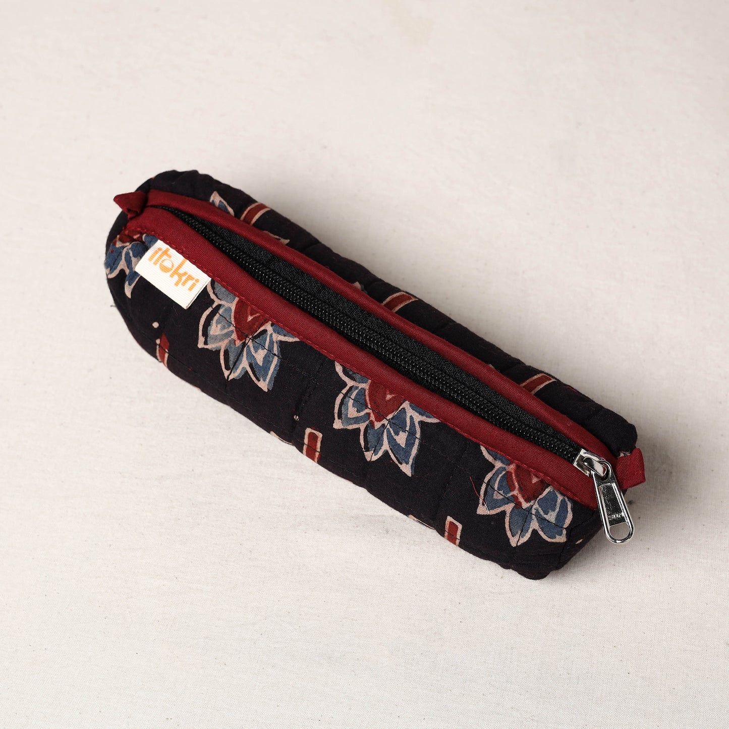 Handcrafted Quilted Pencil Pouch 06