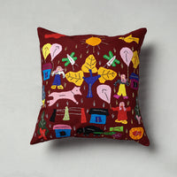 Applique Work Cushion Cover 