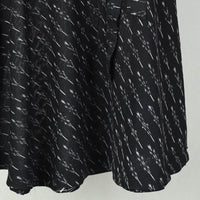 Black - Wrap Around Cotton Pochampally Ikat Skirt 10