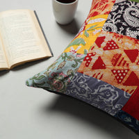 Multicolor - Handcrafted Patchwork Cushion Cover 57