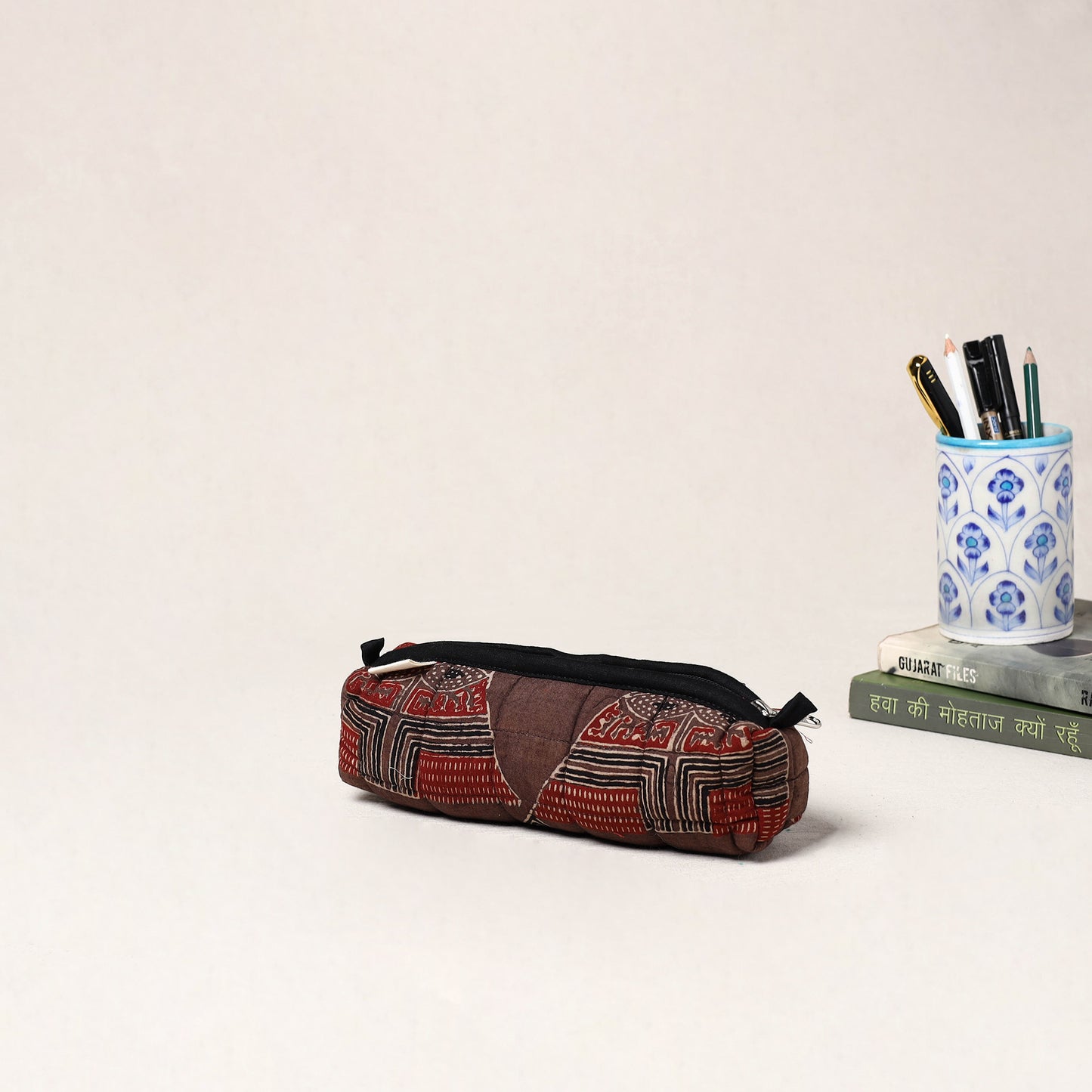 Handcrafted Quilted Pencil Pouch 08