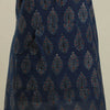 Buy Blue Ajrakh Block Print Cotton Apron with Pocket